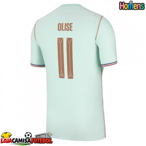 Camisa de Futebol França Michael Olise #11 Equipamento Secundário Mundo 2026 Manga Curta